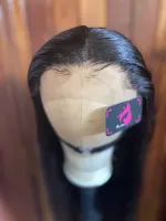 Lace HUMANA Versão Liso 50 cm 300 gramas Front HD humana AlBan cabelo brasileiro repartição LivreBig®  - Foto 32