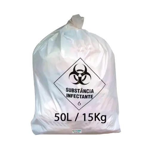 SACO LIXO 50 LTS INFECTANTE
