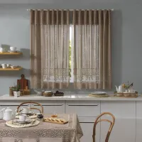 Cortina de Renda de Cozinha Valencia 2,00M X 1,20M X 20CM - Foto 3