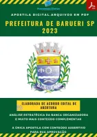 Apostila Prefeitura Barueri SP Médico Psiquiatra Adulto 2023