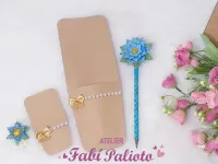 G1.334  Gabarito de Moldes em MDF Suporte Vasinho para clips e ponteiras - Foto 2