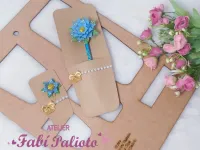 G1.334  Gabarito de Moldes em MDF Suporte Vasinho para clips e ponteiras - Foto 3