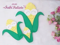 G1.337  Gabarito de Moldes em MDF Milhos - Foto 3