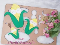 G1.337  Gabarito de Moldes em MDF Milhos - Foto 4