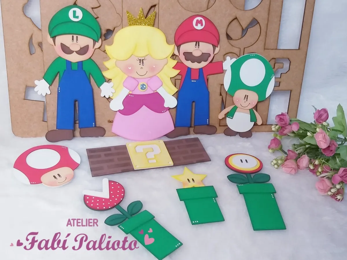  G1.340  Gabarito de Moldes em MDF Coleção Mário Bross Imagem