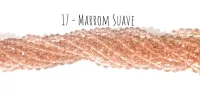 Fio de cristal Marrom Suave - 17