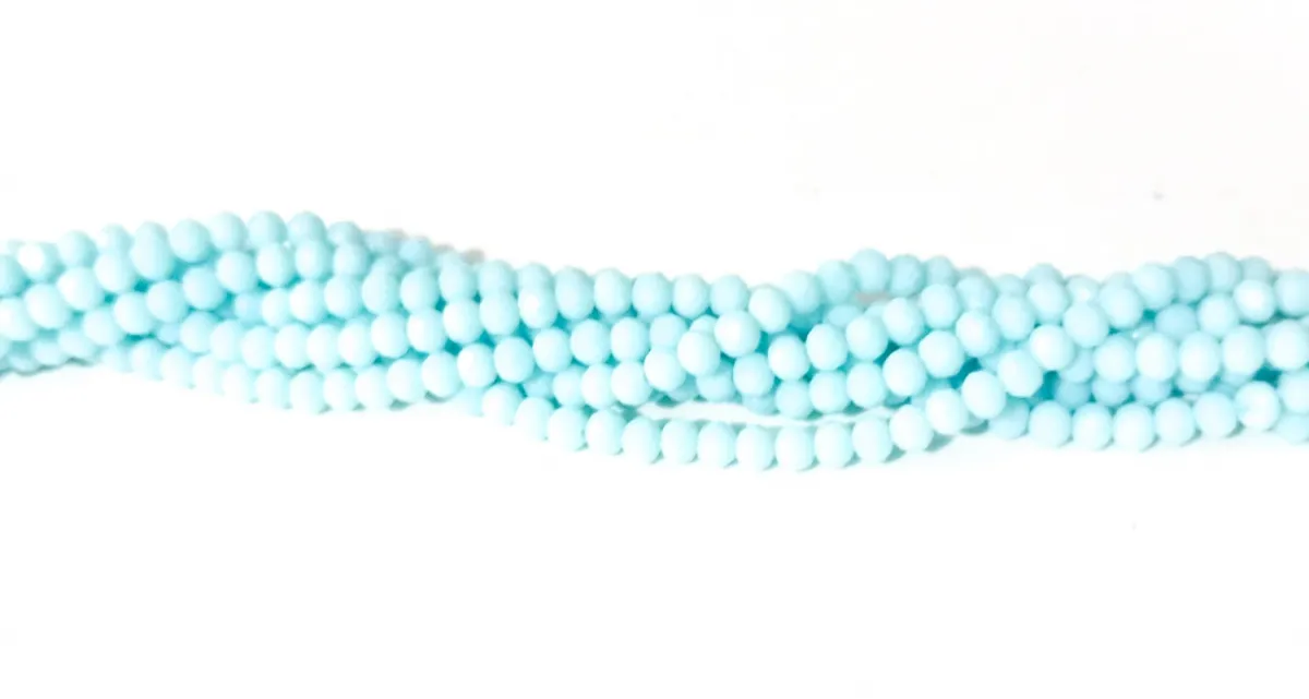 Fio de cristal Azul Bebe - 20