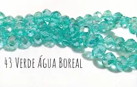 Fio de cristal Verde Água Boreal - 43