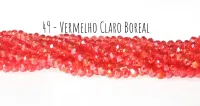 Fio de cristal Vermelho Claro Boreal - 49