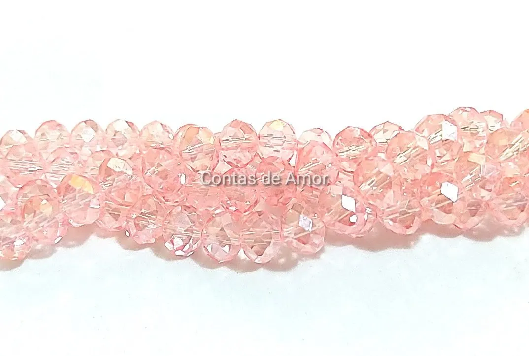 Fio de cristal Rosa Agua Boreal - 50 Imagem