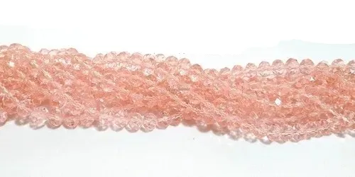 Fio de cristal Rosa Transparente- 51 Imagem