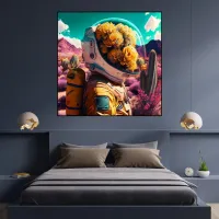 Quadro Astronauta Color 1 - Foto 2
