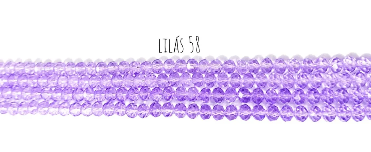 Fio de cristal Lilas - 58 Imagem