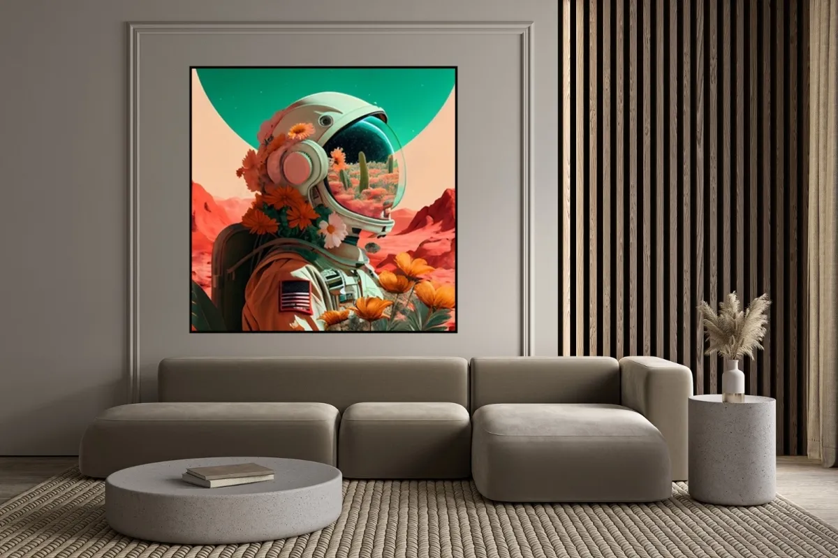 Quadro Astronauta Color 2
