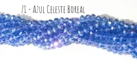  Fio de cristal Azul Celeste Boreal - 71