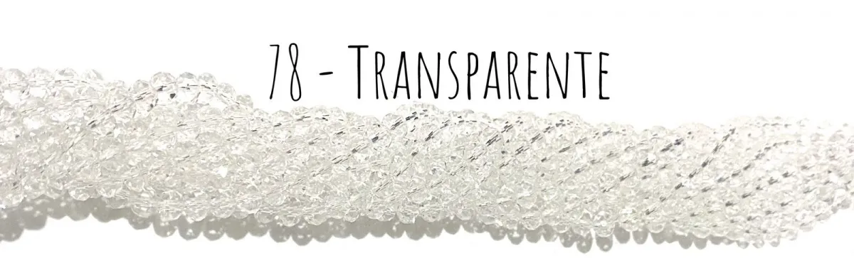 Fio de cristal  Transparente - 78 Imagem