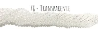 Fio de cristal  Transparente - 78