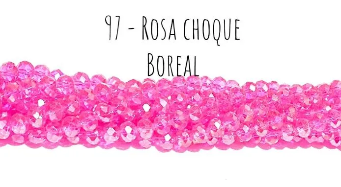 Fio de cristal Rosa Choque Boreal - 97 Imagem