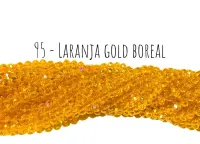 Fio de cristal Laranja Gold Boreal - 95