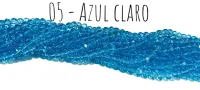 Fio de cristal Azul claro - 05