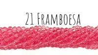 Fio de cristal Framboesa - 21