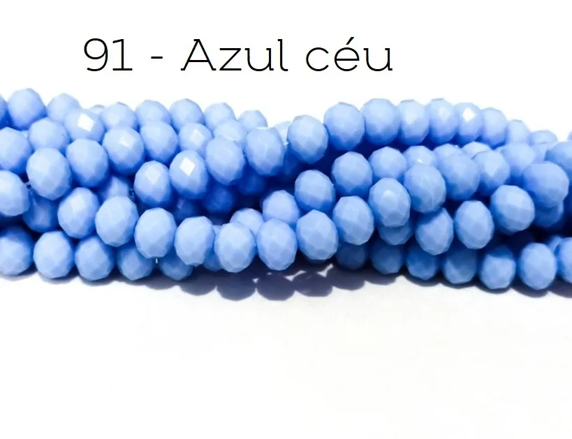 Fio de cristal Azul Ceu - 91 Imagem