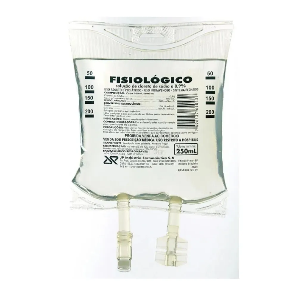 Soro Fisiológico 0,9%  bolsa JP