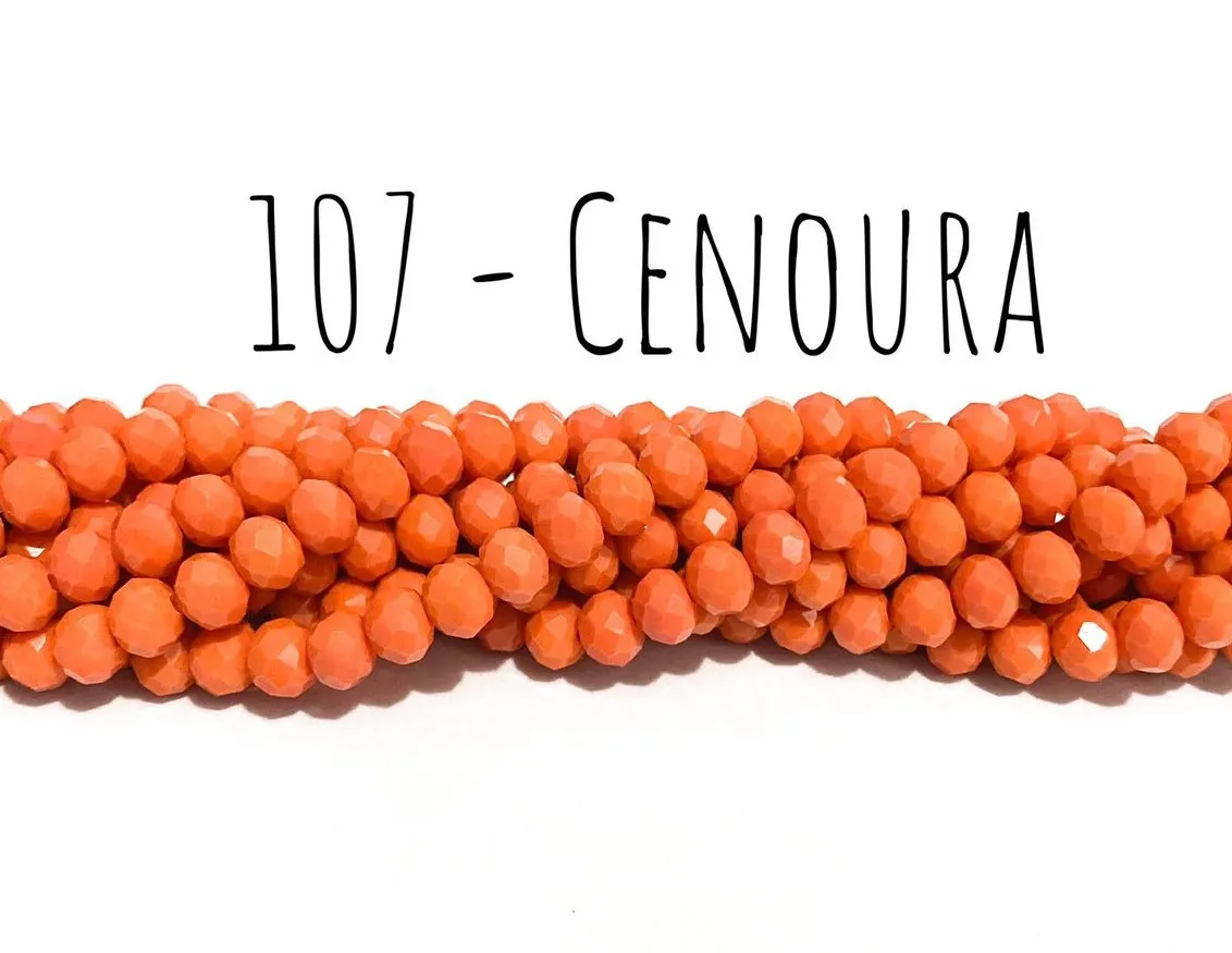 Fio de cristal Cenoura - 107