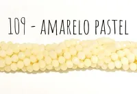 Fio de cristal Amarelo Pastel - 109