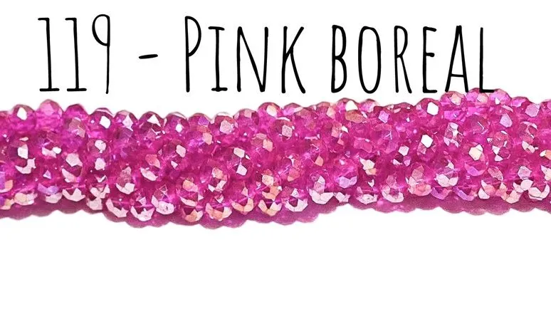Fio de cristal Pink Boreal - 119