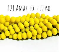 Fio de cristal Amarelo Leitoso - 121