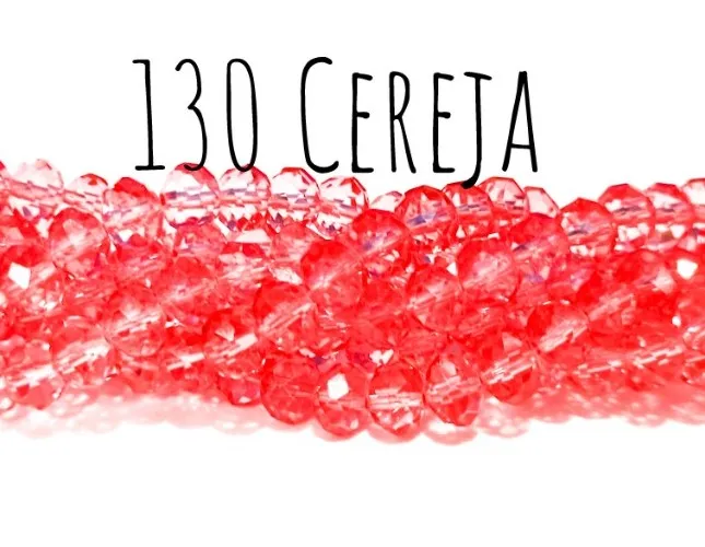 Fio de cristal Cereja - 130