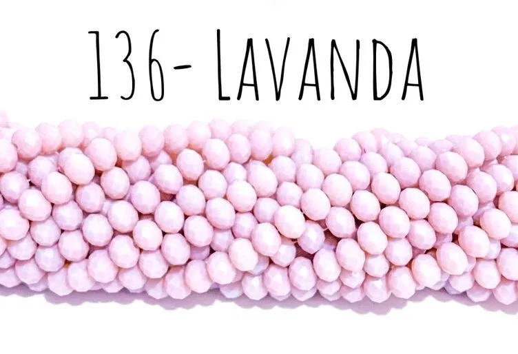 Fio de cristal Lavanda - 136 Imagem