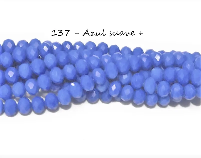 Fio de cristal Azul Suave + - 137 Imagem