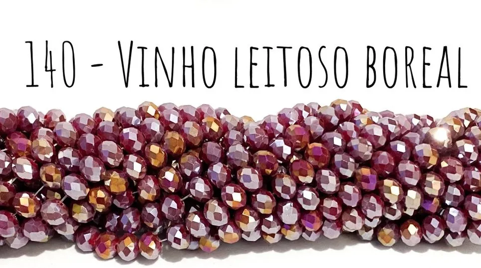  Fio de cristal Vinho Leitoso Boreal - 140