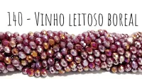  Fio de cristal Vinho Leitoso Boreal - 140