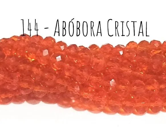 Fio de cristal Abobora Cristal - 144