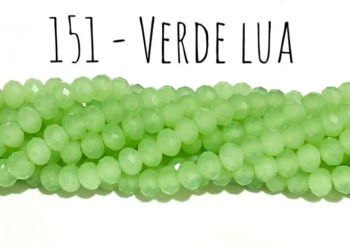 Fio de cristal Verde Lua - 151