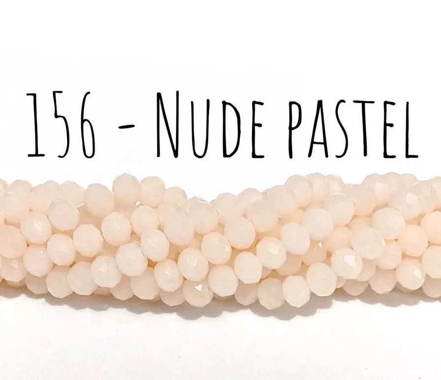 Fio de cristal Nude Pastel - 156