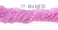 Fio de cristal Rosa Bebe Off - 159