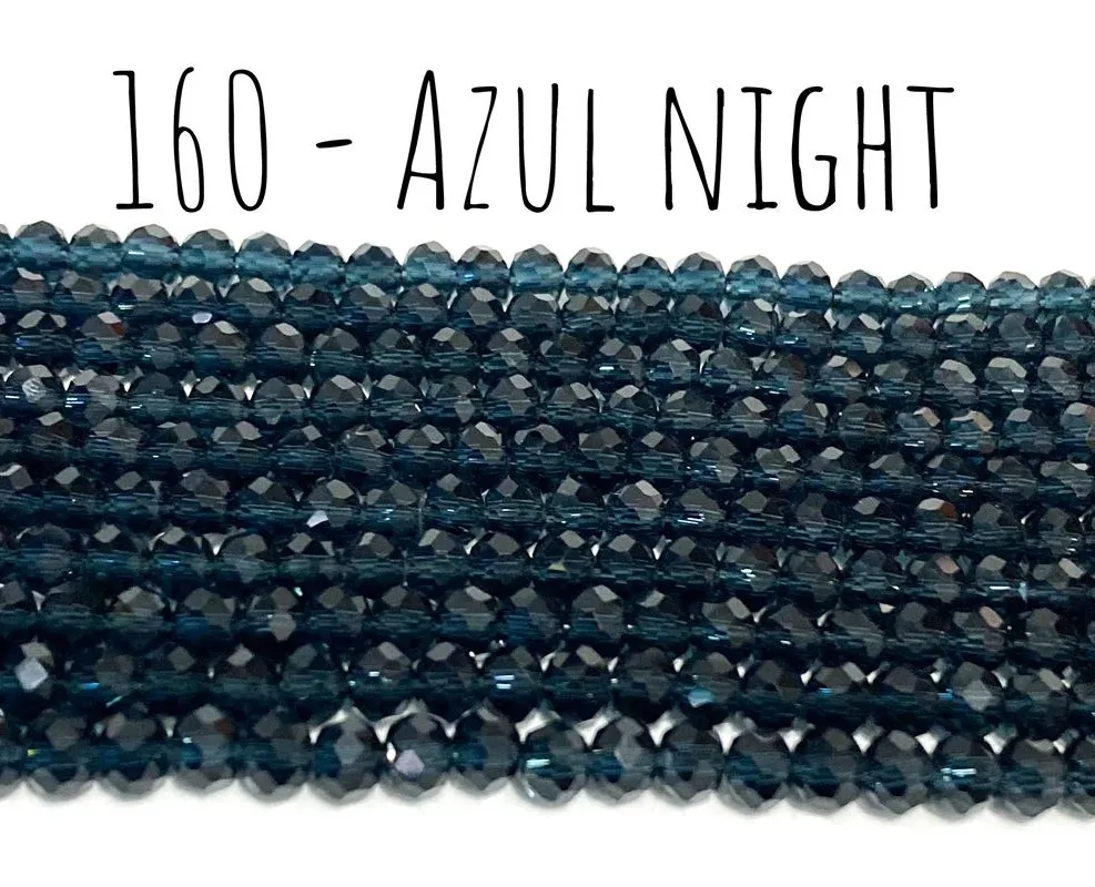 Fio de cristal Azul Night - 160