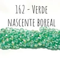 Fio de cristal Verde Nascente Boreal - 162