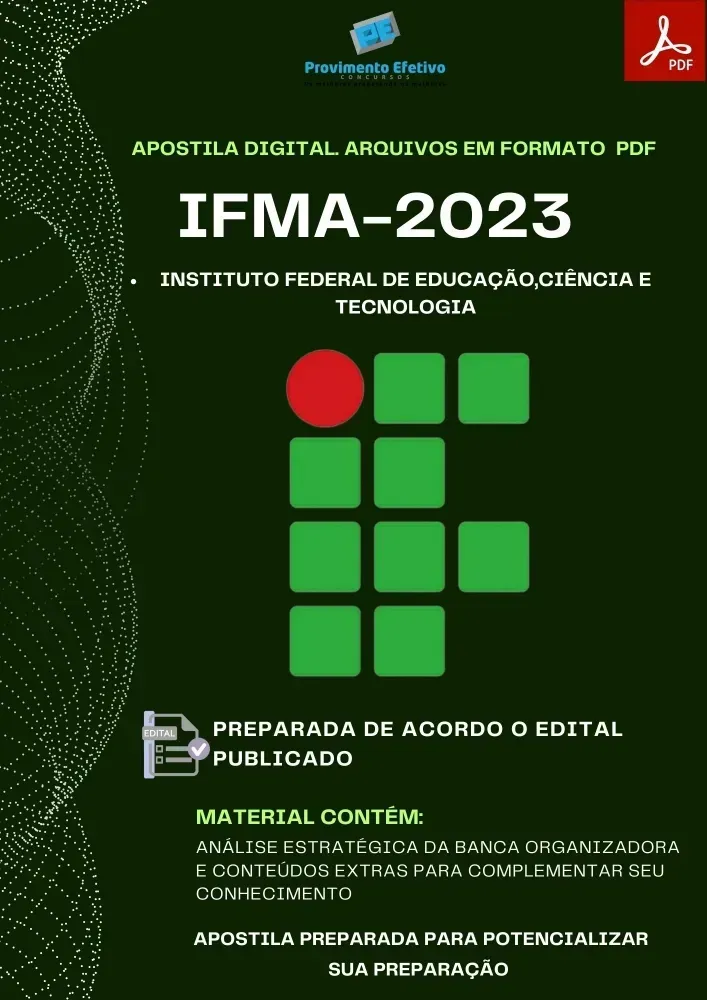 Apostila IFMA Técnico Tecnologia da Informação Ano 2023 Imagem