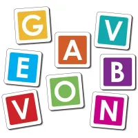 Kit Magnético Alfabeto Maiúsculo MDF 96 Peças - Foto 2