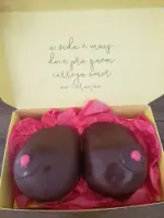 Seios de Chocolate para Presente