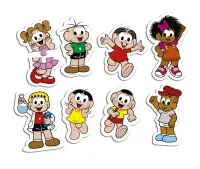 Quebra-Cabeça 2 partes - Turma da Mônica/ 16 Peças - Foto 2