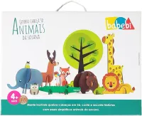 Quebra Cabeça Infantil 3D  Animais Savana