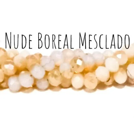 Fio de cristal Nude Boreal Mesclado - 303