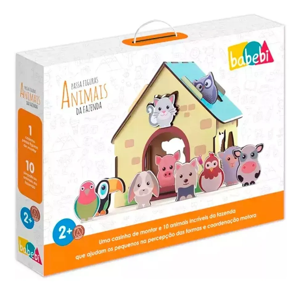 Passa Figuras Animais Da Fazenda Imagem