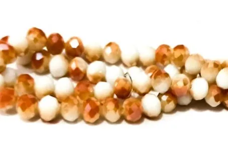 Fio de cristal Laranja Mesclado - 308